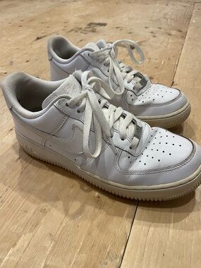 White Nike Air Force’s - Low-Top Sneakers